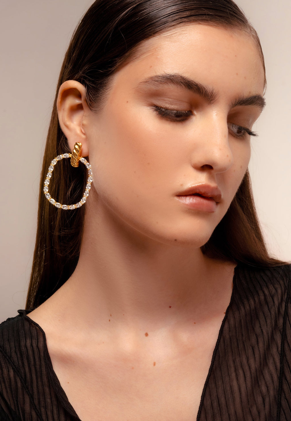 Pendientes Twiggy Blanco