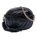 Mini Patent Soho Chain Crossbody