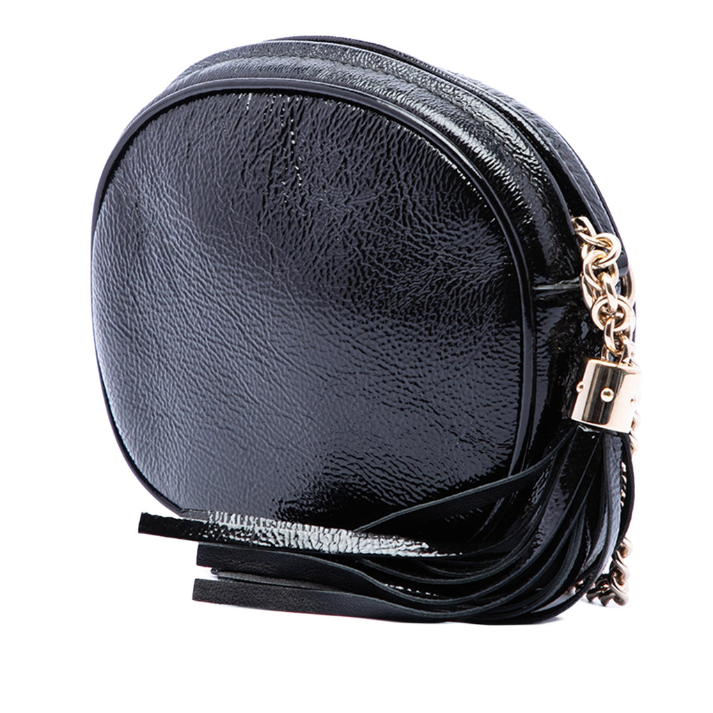 Mini Patent Soho Chain Crossbody