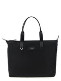 Dolce & Gabbana Logo Patch Nylon Shoulder Bag — Black