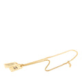 CC Gold Plated 31 Rue Cambon Dog Tag Pendant Necklace