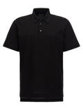 Givenchy Logo-Embroidered Piqué Cotton Polo Shirt — Black