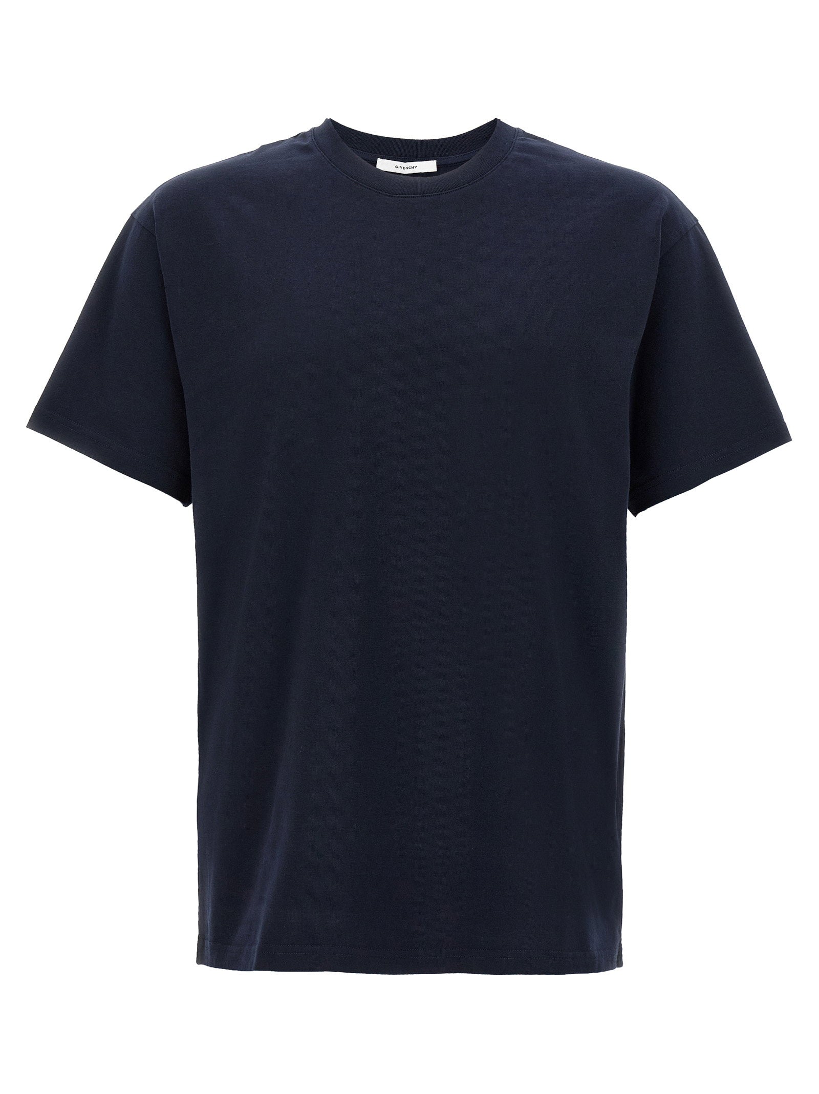 Givenchy Crewneck Cotton T-shirt — Navy