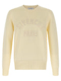 Givenchy Logo-Embroidered Cotton Sweater — Cream