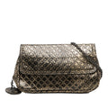 Metallic Calfskin Intrecciomirage Chain Flap Crossbody