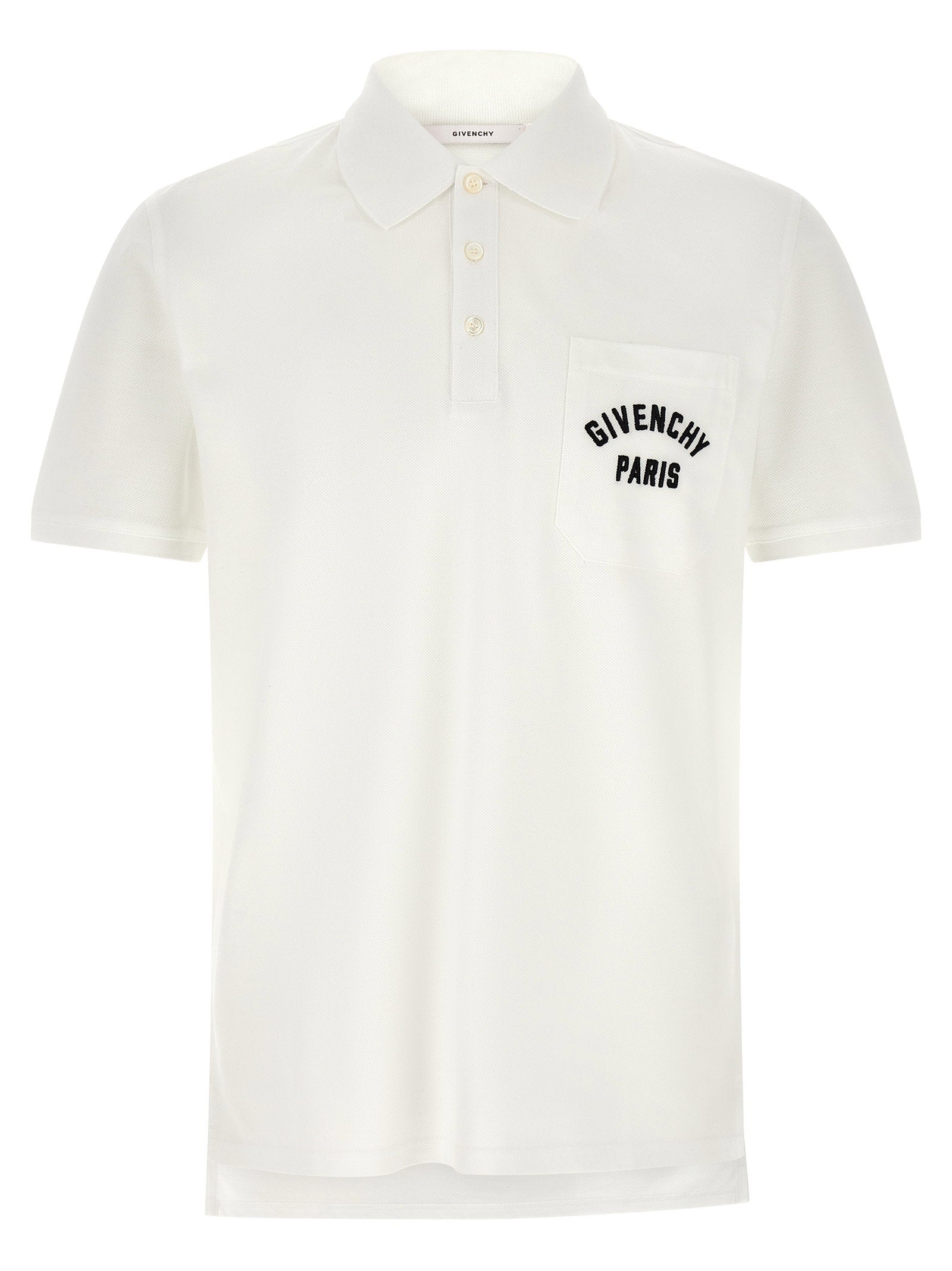 Givenchy Paris Polo Shirt — White