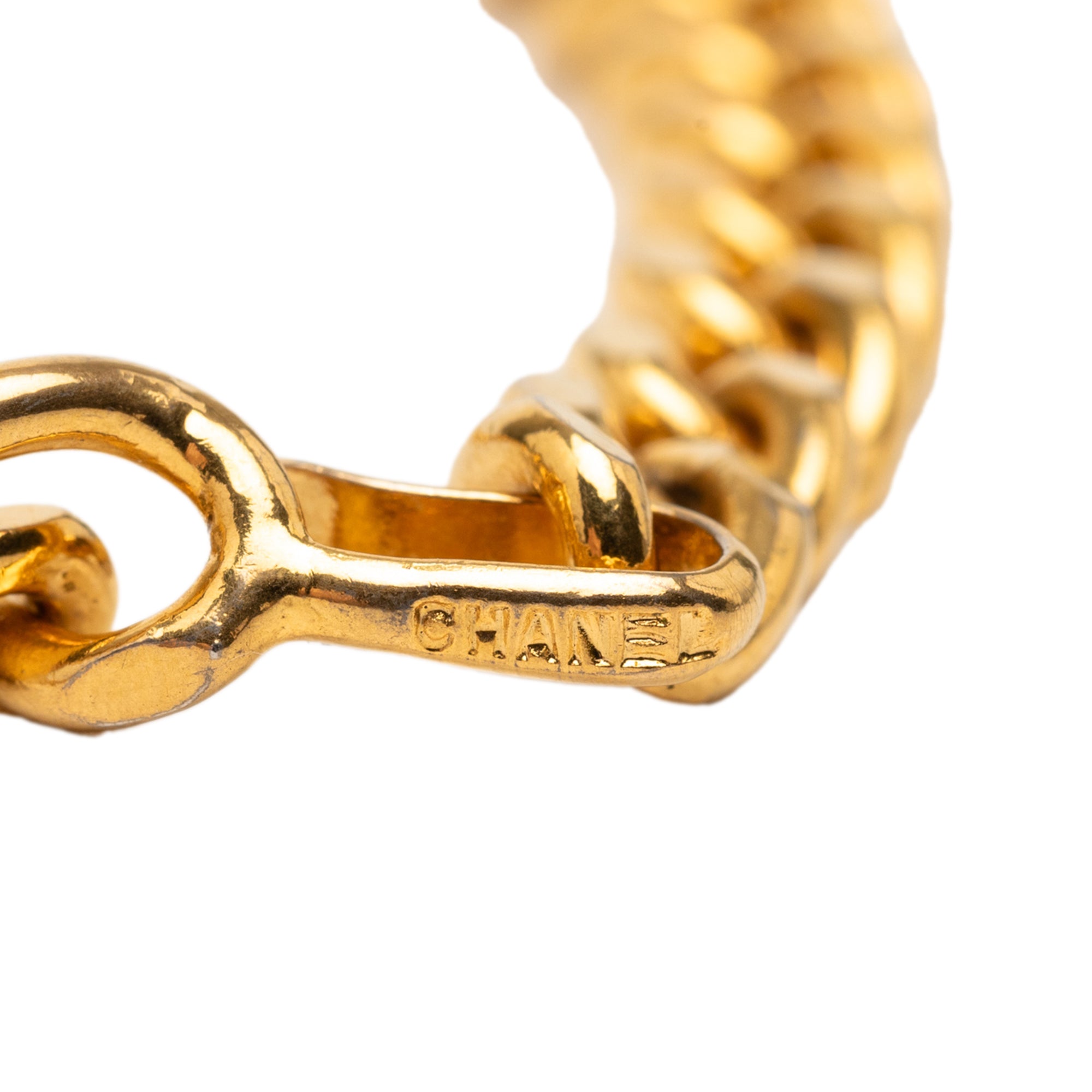 Gold Plated Double Strand Link Chain Necklace