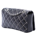 Mini CC Quilted Lambskin Beaded Full Flap