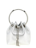 Jimmy Choo Diwali Capsule Bucket Bag — Silver