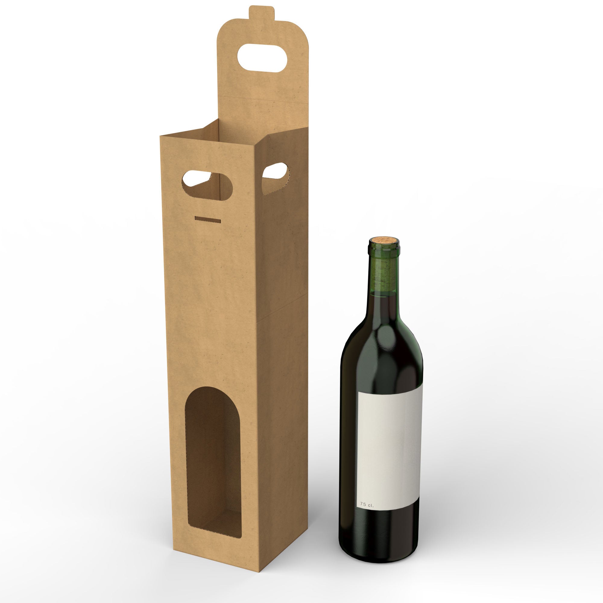 Cardboard Wine Bottle Case