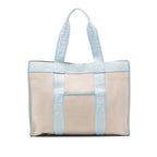 Zucca Trimmed Canvas Tote