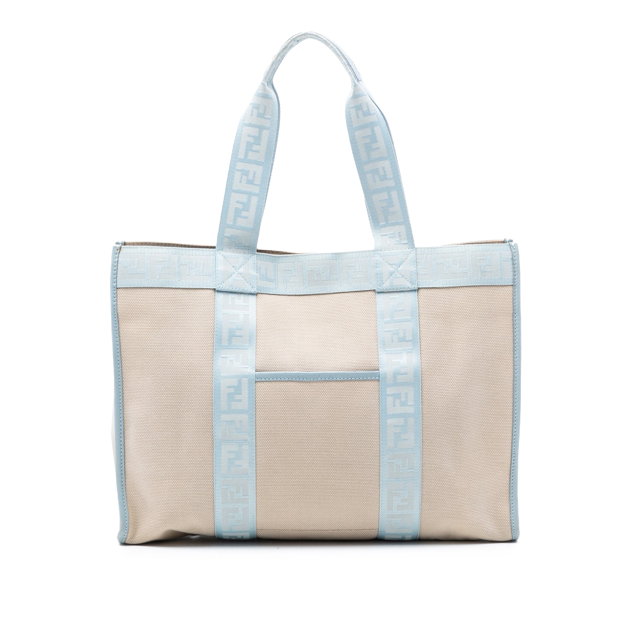 Zucca Trimmed Canvas Tote