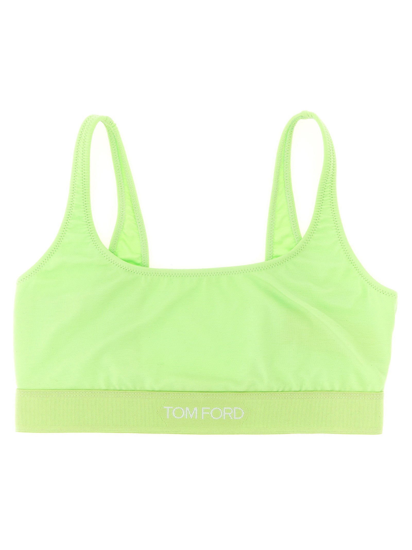 Tom Ford Modal Jersey Bralette — Green