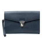 Saffiano Envelope Pushlock Clutch