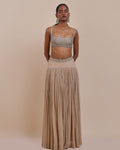 Blush Ivory Skirt Set By KYNAH, Luxury Indian Fashion & Bridal Wear