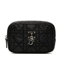 Nylon Cannage Charm Trousse Cosmetic Bag