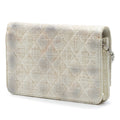 CC Coated Tweed Wallet On Chain