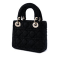 Mini Velvet Cannage Lady Dior