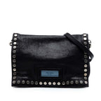 Glace Calf Studded Etiquette Flap