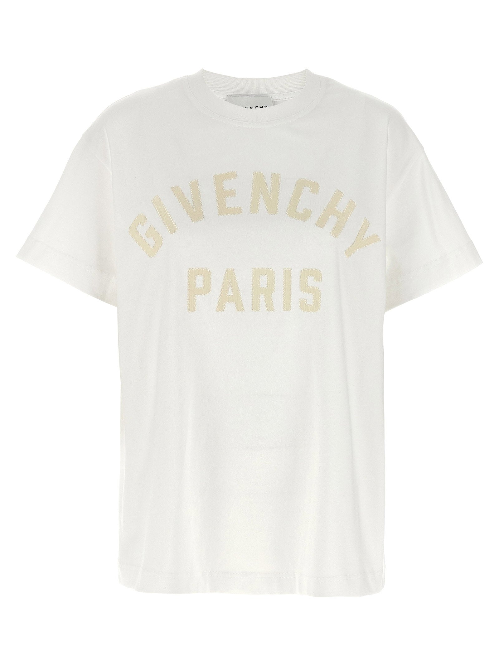 Givenchy Logo-Embroidered T-shirt — White