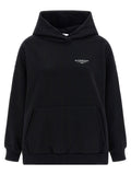 Sudadera con capucha de algodón con logo bordado Givenchy — Negro