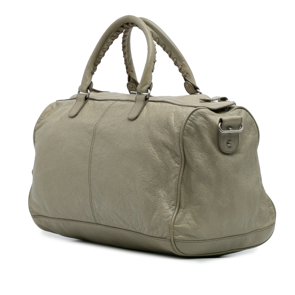 Small Lambskin Motocross Classic Squash Duffle Bag