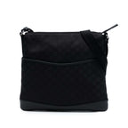 GG Canvas Flat Messenger Bag