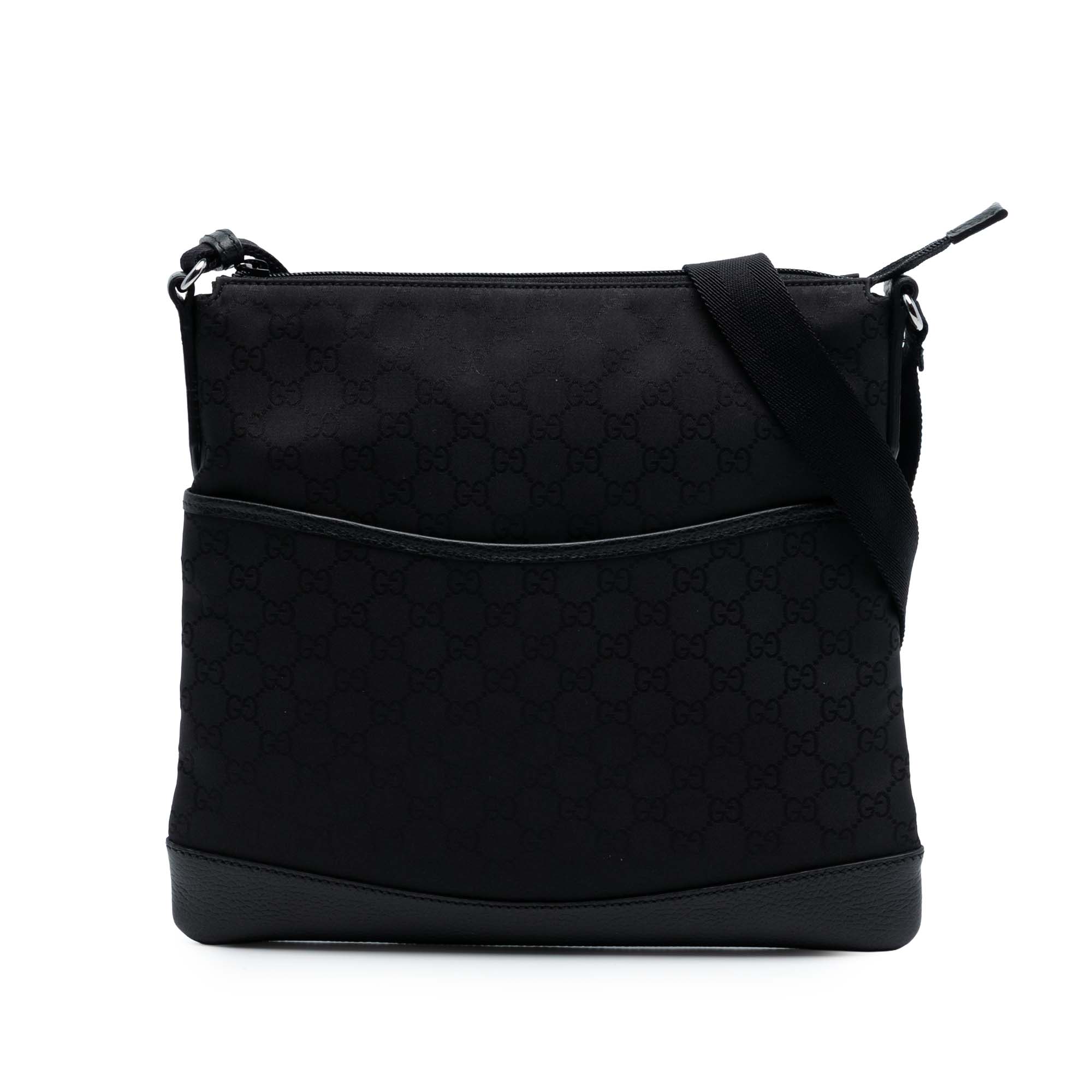 GG Canvas Flat Messenger Bag
