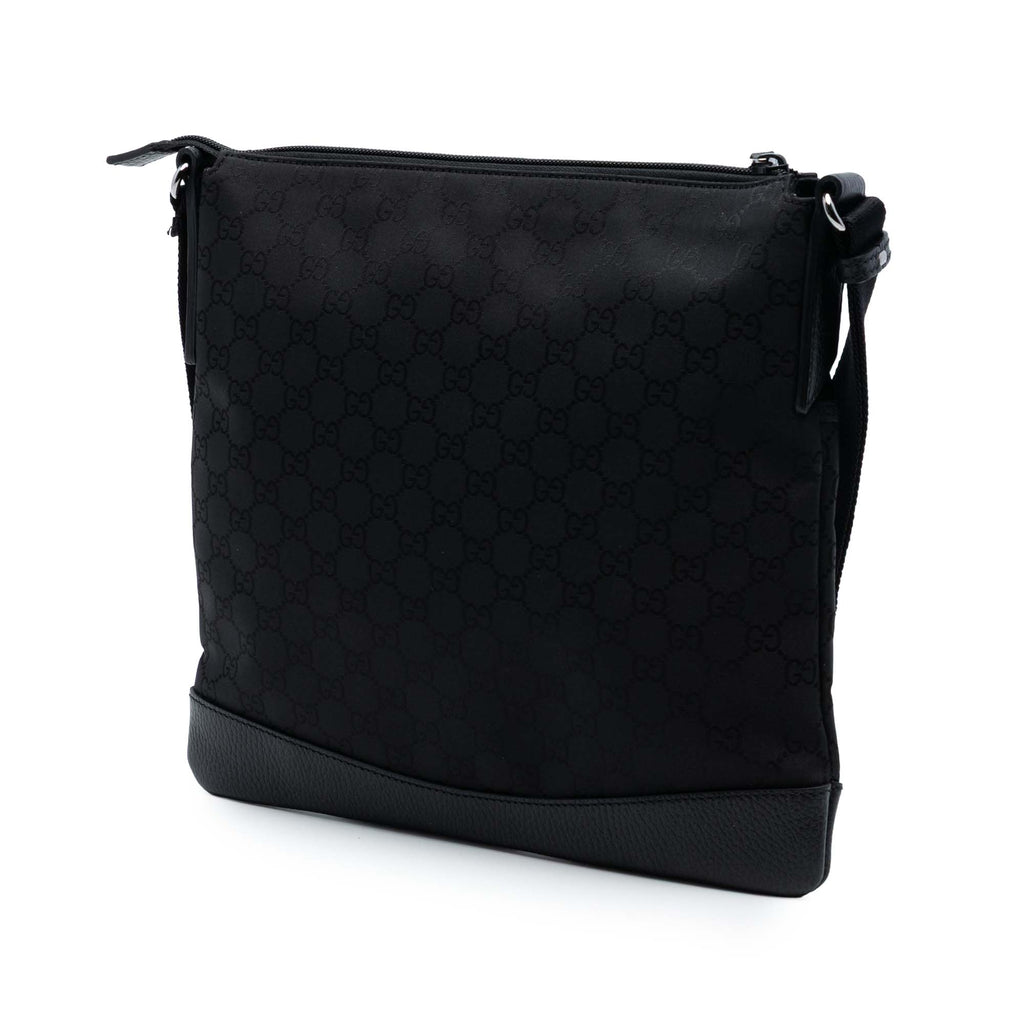 GG Canvas Flat Messenger Bag