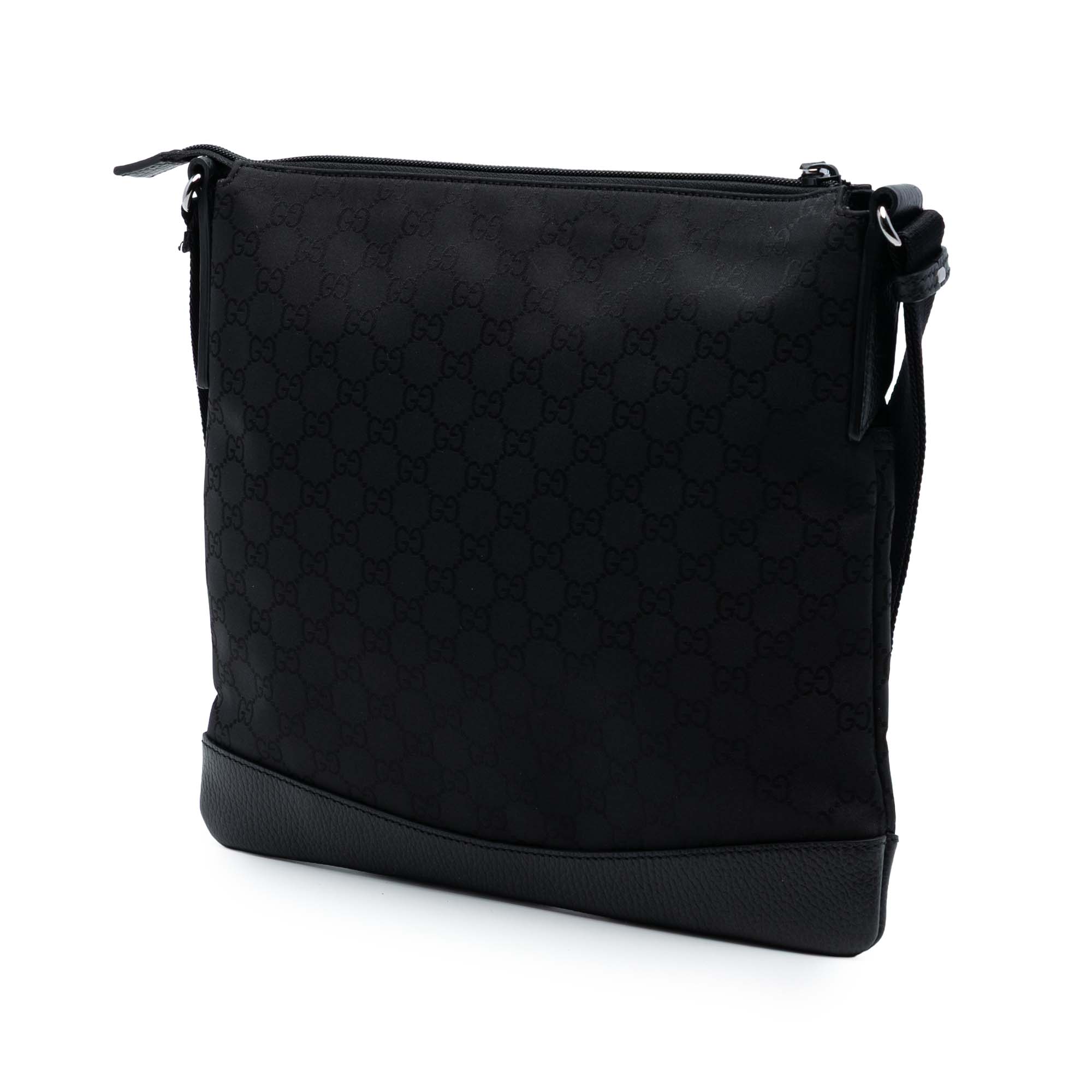 GG Canvas Flat Messenger Bag