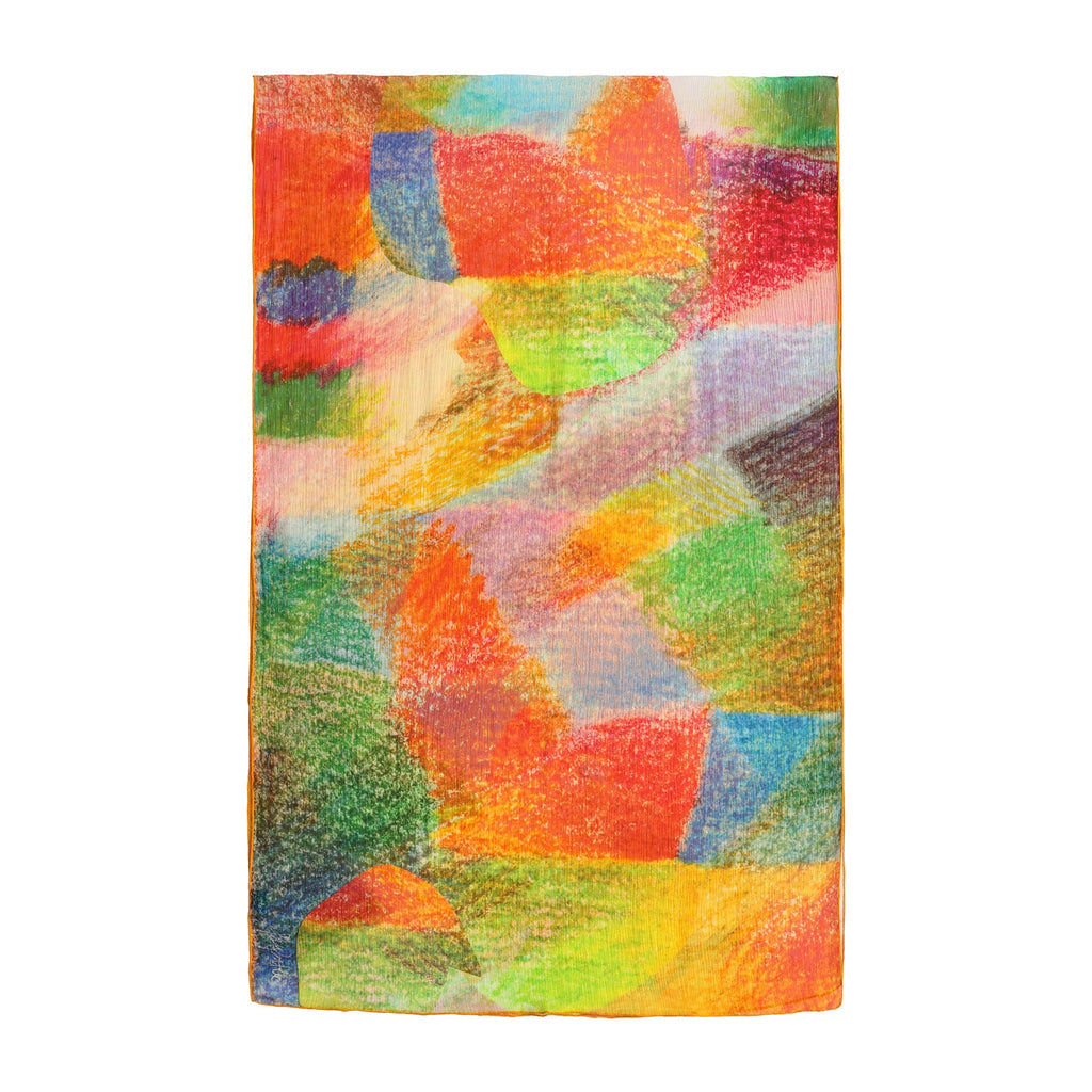 Multicolor Silk Scarf Calidoscopic