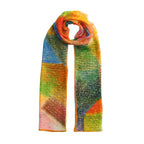 Multicolor Silk Scarf Calidoscopic
