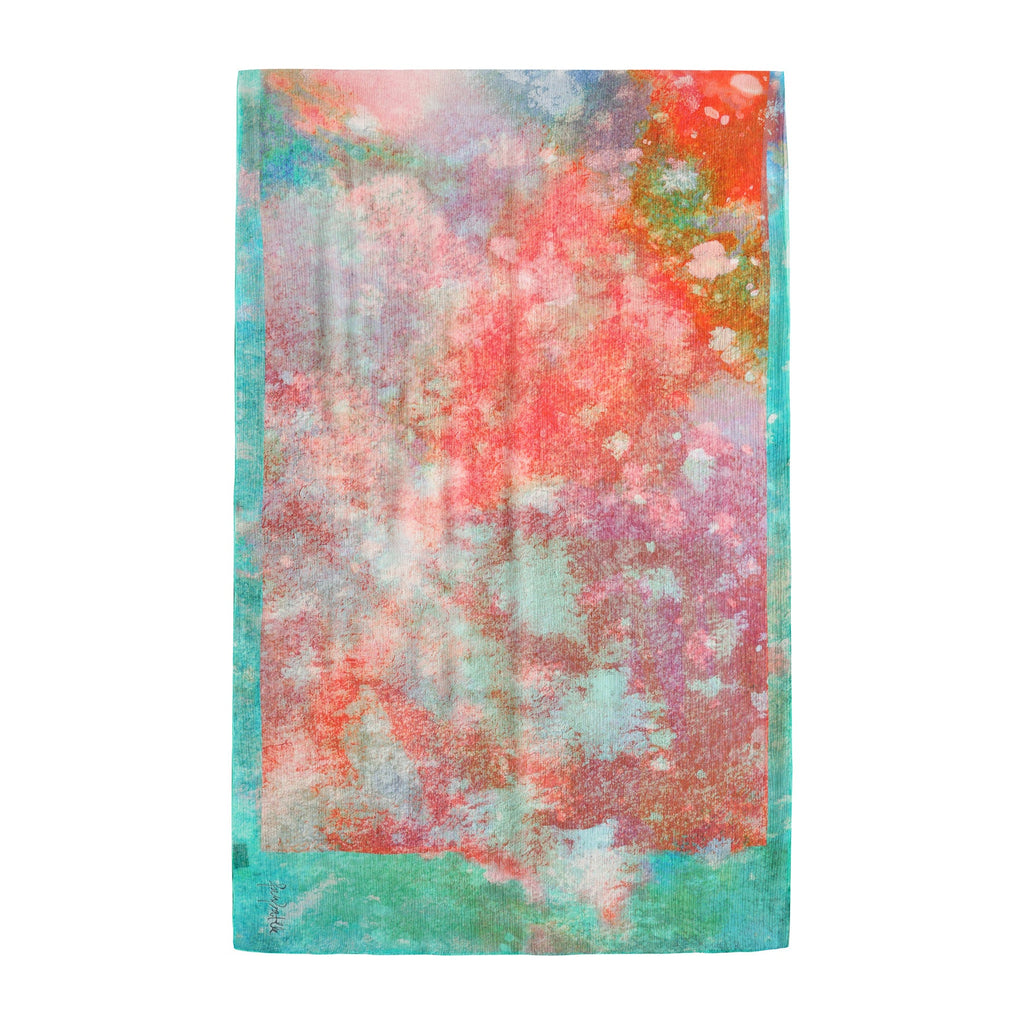 Multicolor Silk Scarf Fucsia Paradis