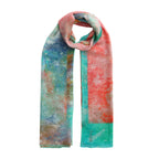 Multicolor Silk Scarf Fucsia Paradis