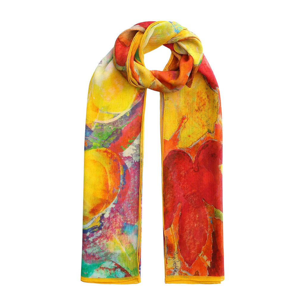 Multicolor Silk Scarf Demeter