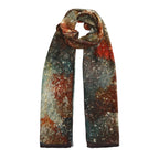 Multicolor Silk Scarf Polvo Cósmico