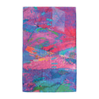 Multicolor Silk Scarf Océano Fucsia