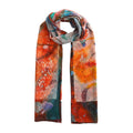 Multicolor Silk Scarf Cangrejos