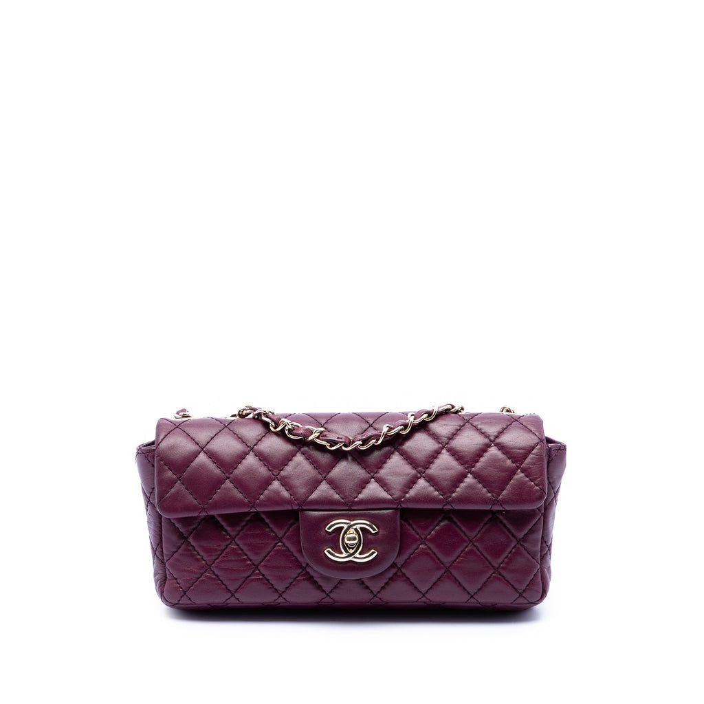 Classic Lambskin East West Single Flap