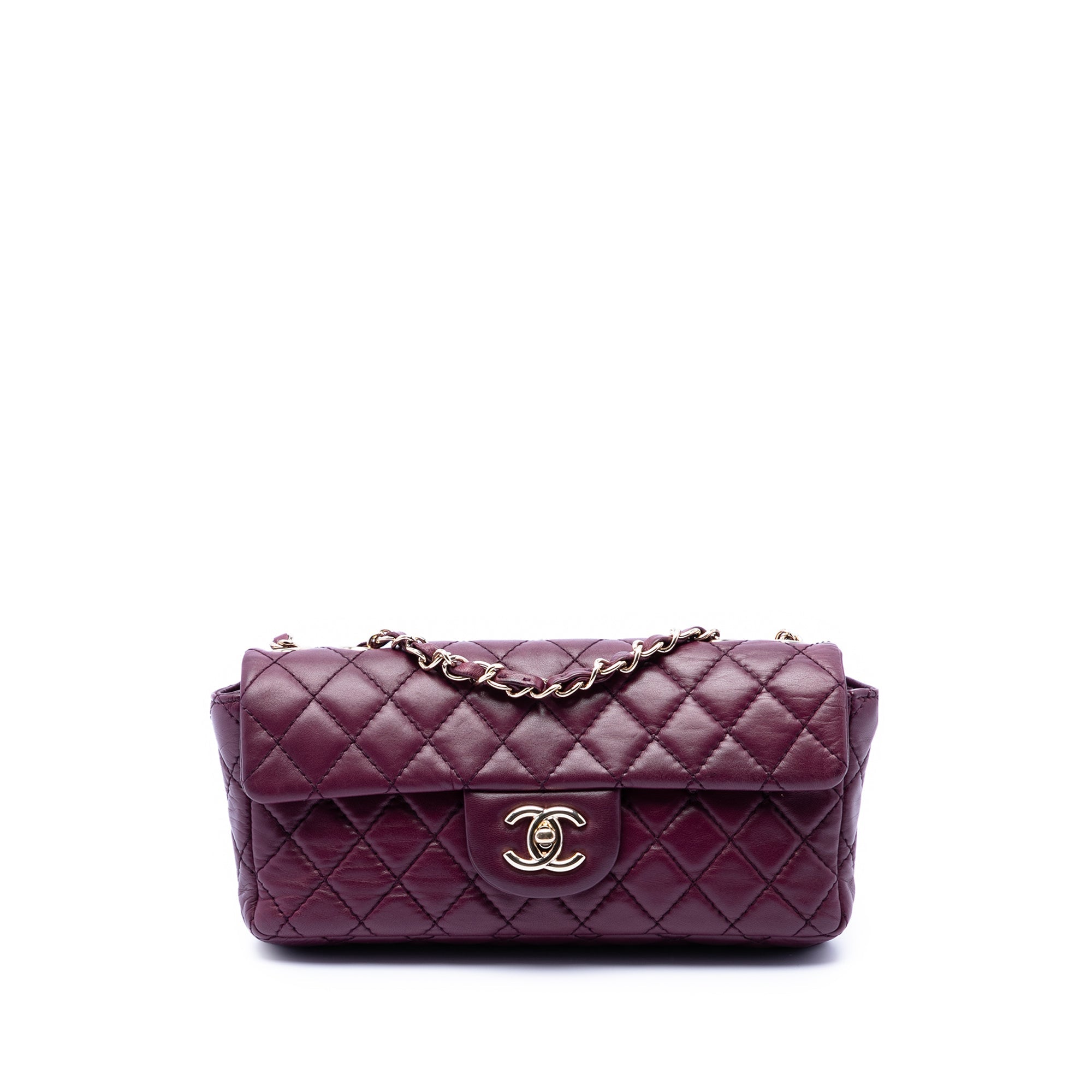 Classic Lambskin East West Single Flap
