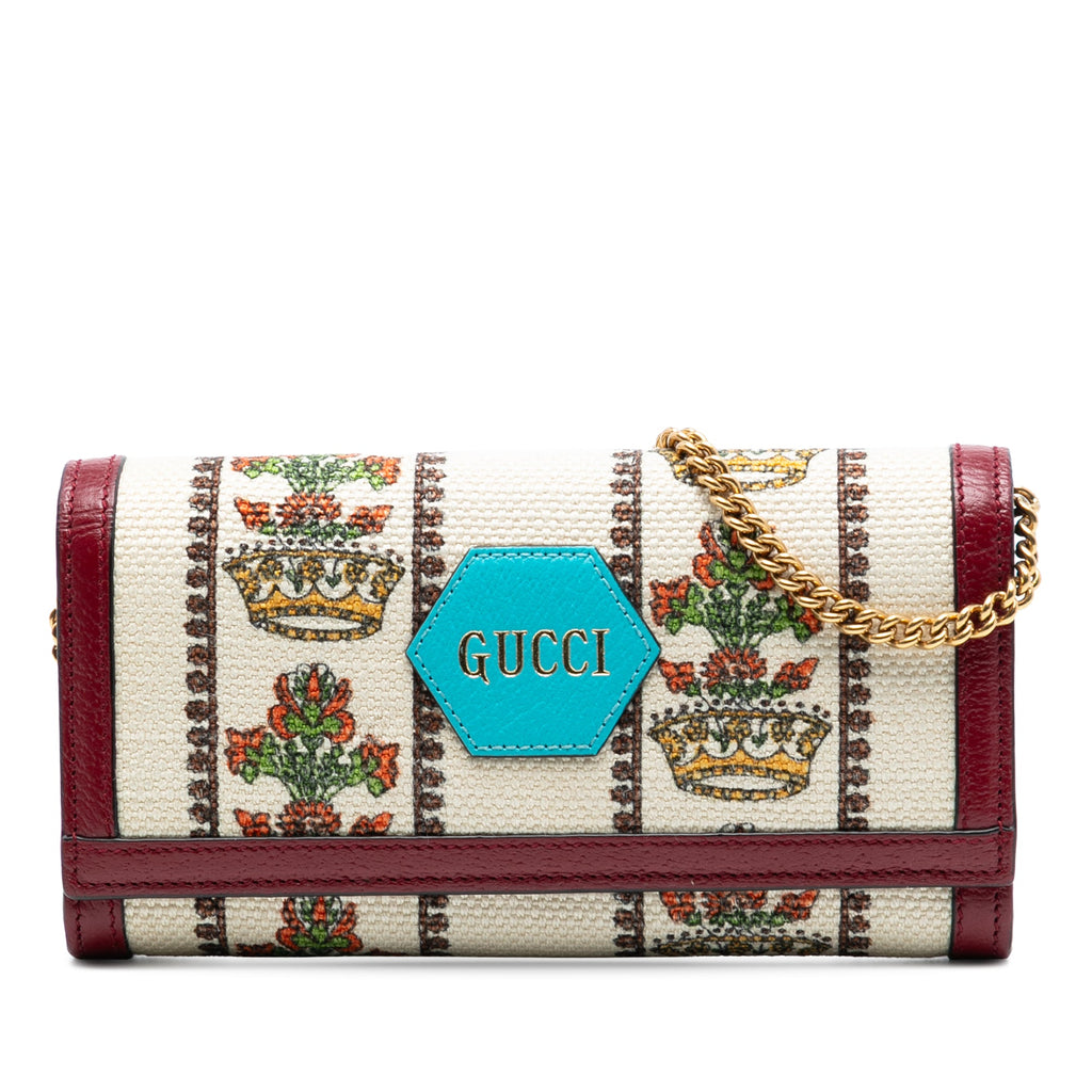 Canvas 100 Centennial Floral Crown Wallet On Chain