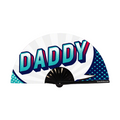 Daddy Blue text XL Fan