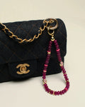 Leah Bag Charm in Amethyst