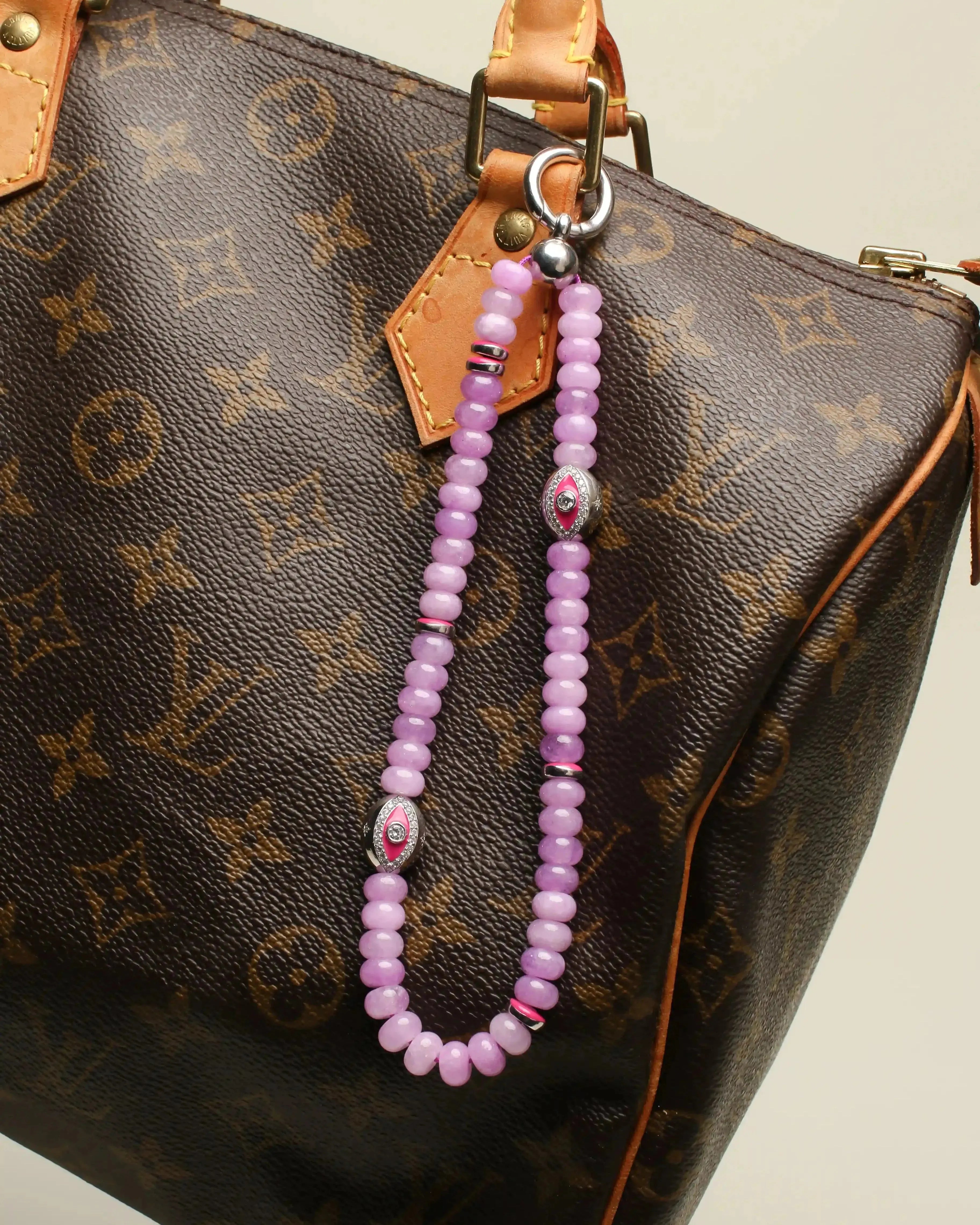 Leah Bag Charm in Lavender