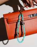 Minou Bag Charm in Aqua