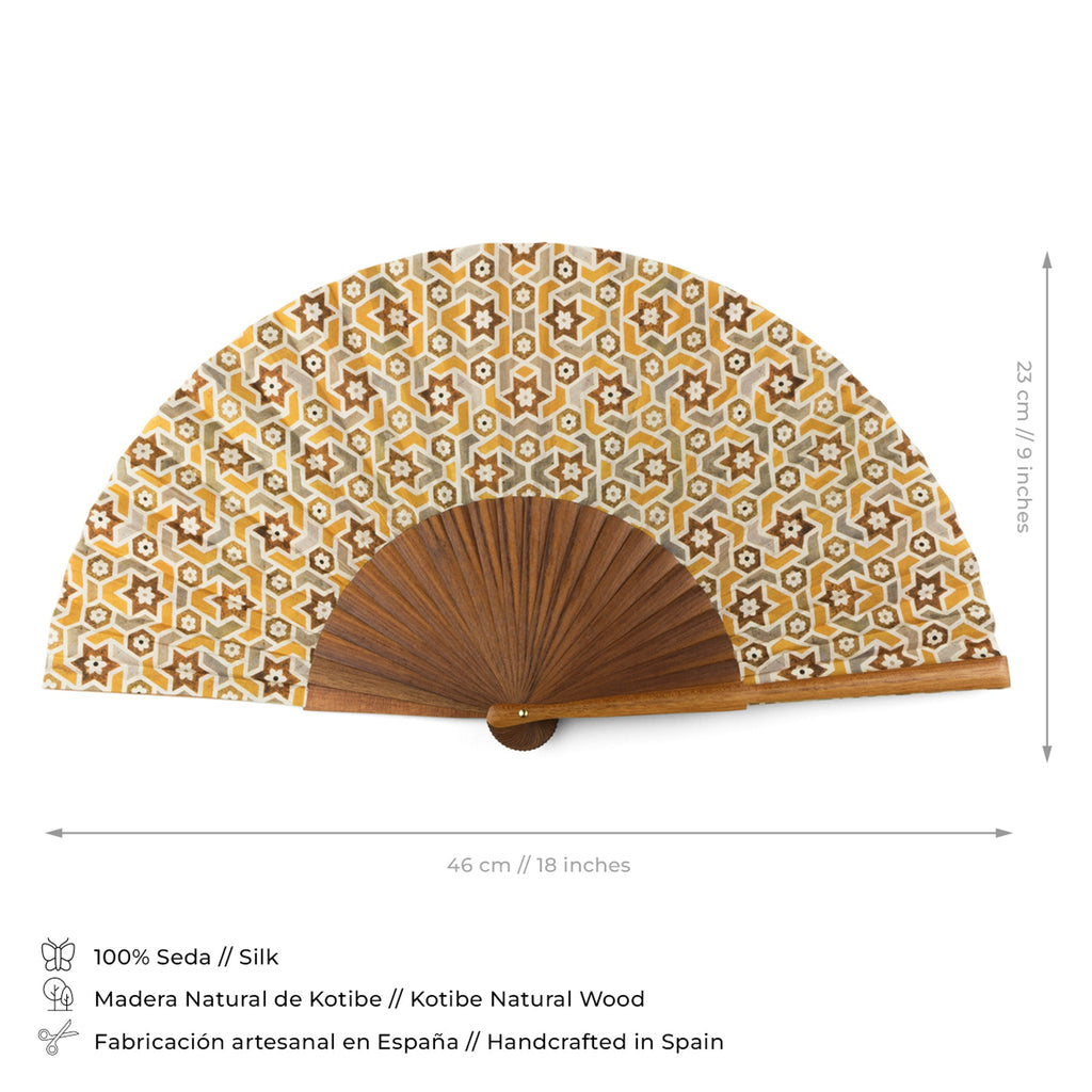 Silk & Wood fan Balat