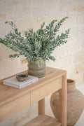 Sira Teak Console Table with Two Drawers
