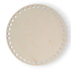 Base de madera circular para tejer