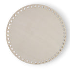 Base de madera circular para tejer