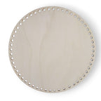 Base de madera circular para tejer